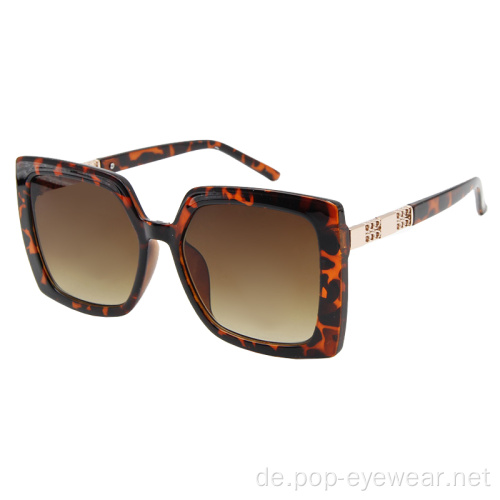 Neue Oversized Square Sonnenbrille für Damen